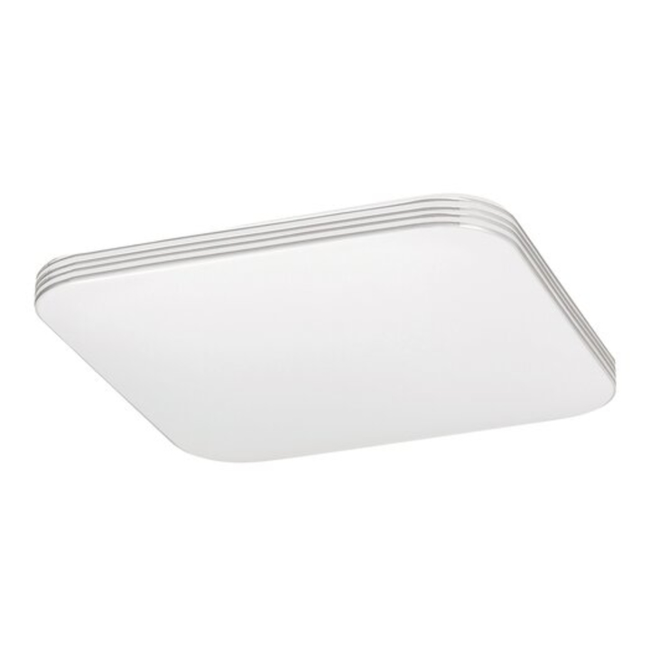 Stropné LED svietidlo OSCAR 2 biela/strieborná, priemer 33 cm 1