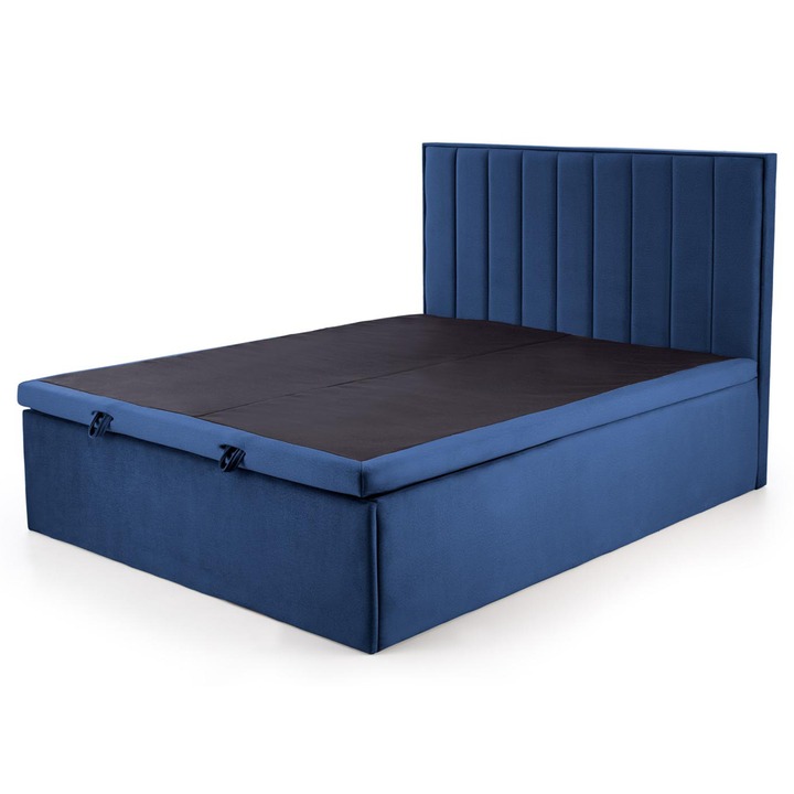 Posteľ s roštom OSINTU tmavomodrá, 160x200 cm 1