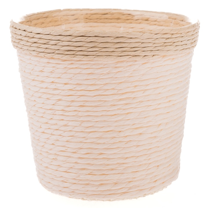 Obal na kvetináč OSKAR béžová, priemer 10 cm 1
