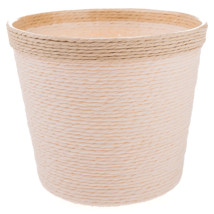 Obal na kvetináč OSKAR béžová, priemer 14 cm 1