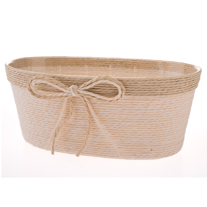 Obal na kvetináč OSKAR béžová, šírka 21 cm 1