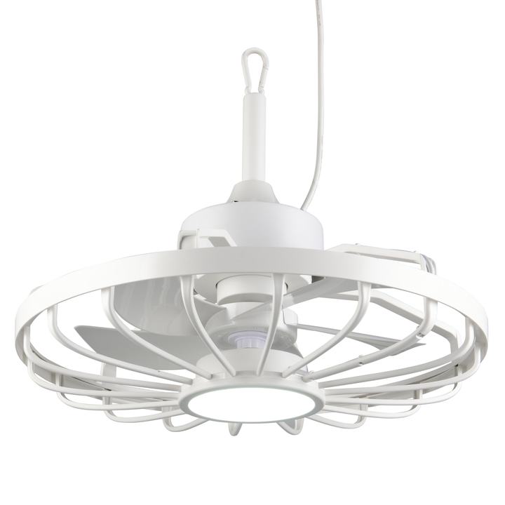 Závesné LED svietidlo s ventilátorom OSLO biela 1