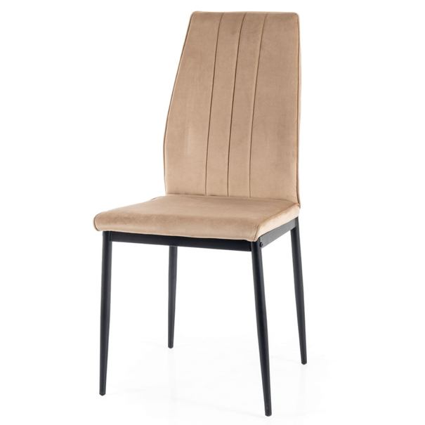 Jedálenská stolička OTUM béžová/čierna 1