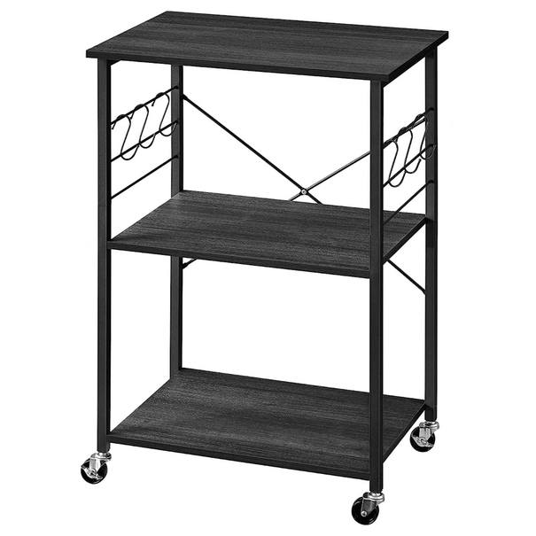 Kuchynský regál OVEN čierna 1