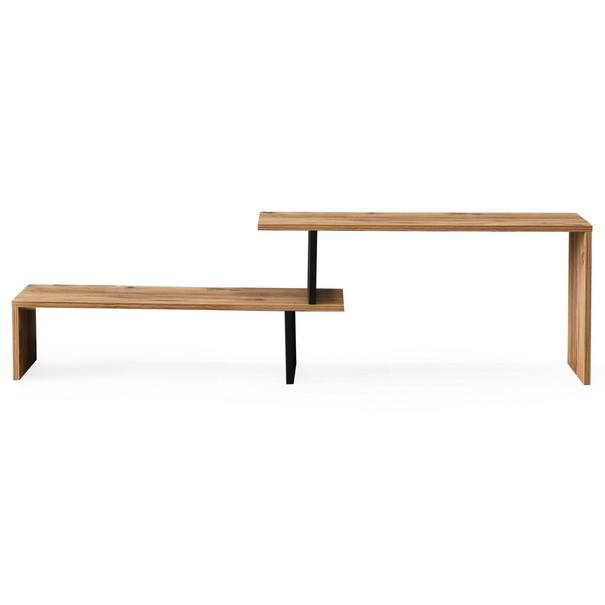 TV stolík OVIT čierna/borovica 1