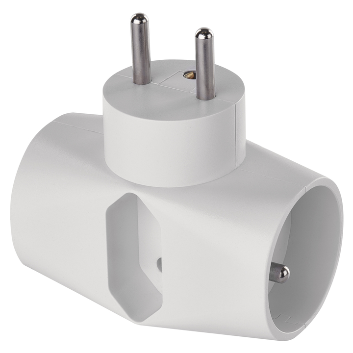 Rozbočovacia zásuvka 3x P0023N biela 1