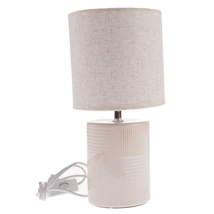 Stolná lampa PAIGE biela 1