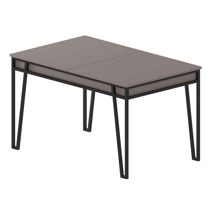 Jedálenský stôl PAL svetlá káva/čierna 1