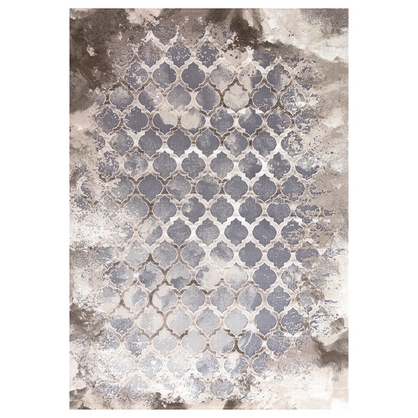 Koberec PALERA béžová/sivá, 80x150 cm 1