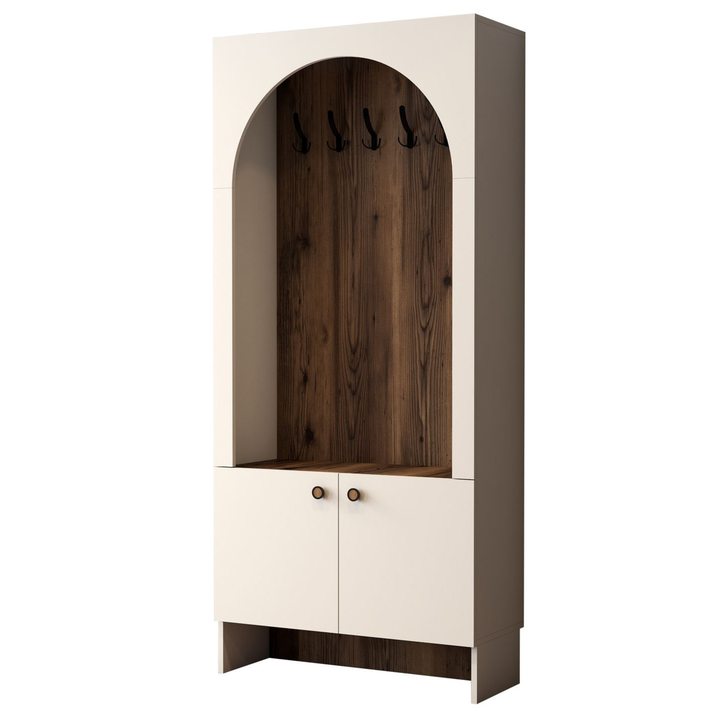 Predsieňová zostava PALERMO 1 krémová/orech 1