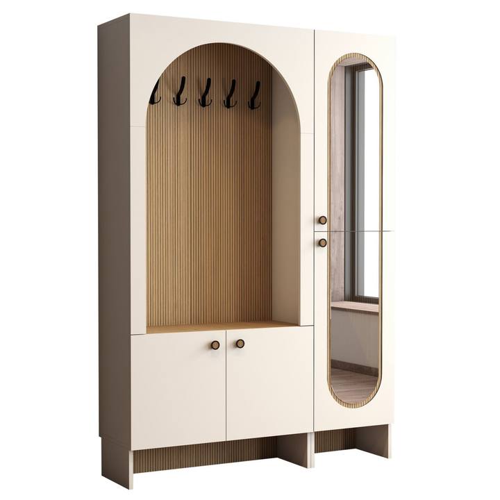 Predsieňová zostava PALERMO 2 krémová/dub 1