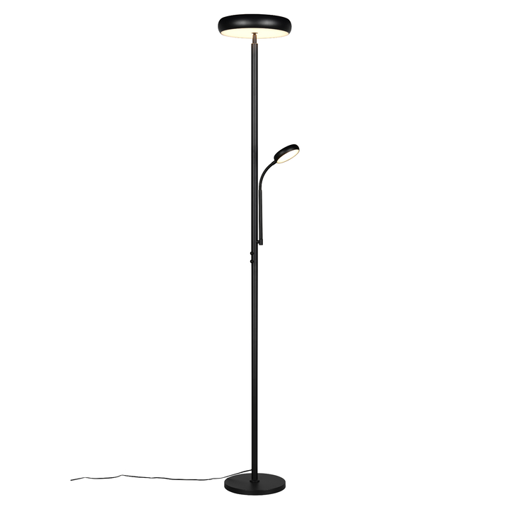Stojacia LED lampa PALERMO čierna 1