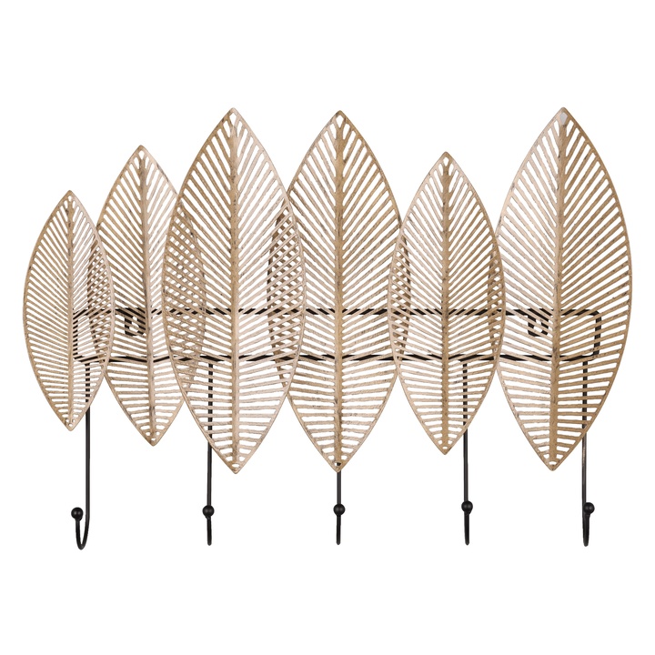 Nástenný vešiak PALMA zlatá 1