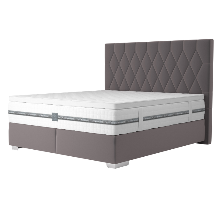 Posteľ boxspring PAOLA sivá 1