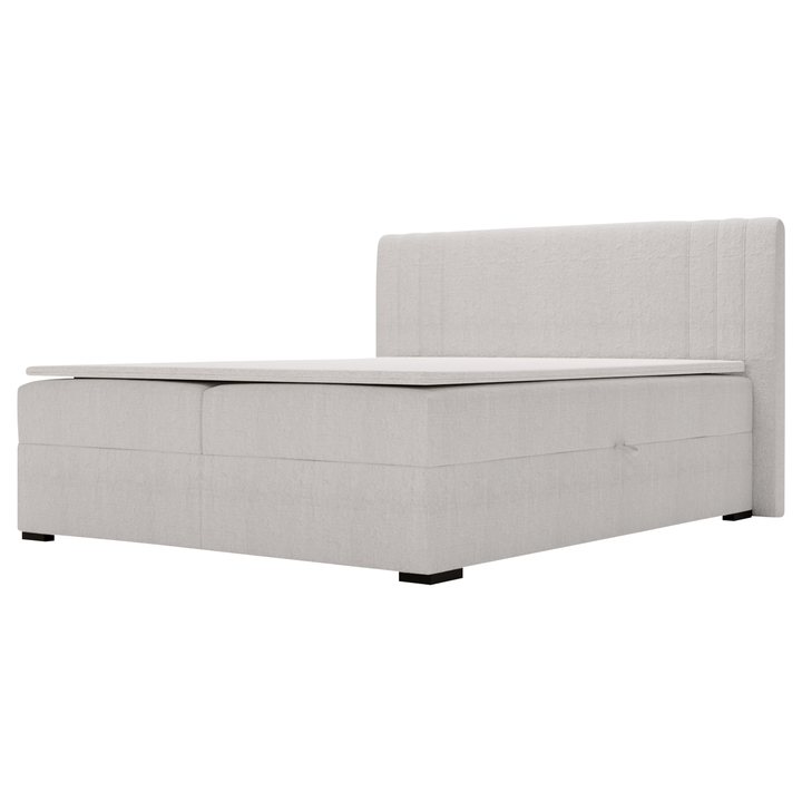 Posteľ s matracom a topperom PARIS perlová, 180x200 cm 1