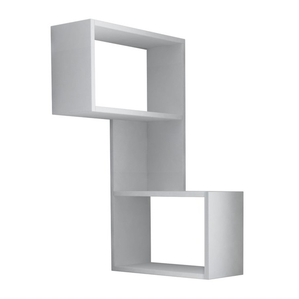 Nástenný regál PART biela 1