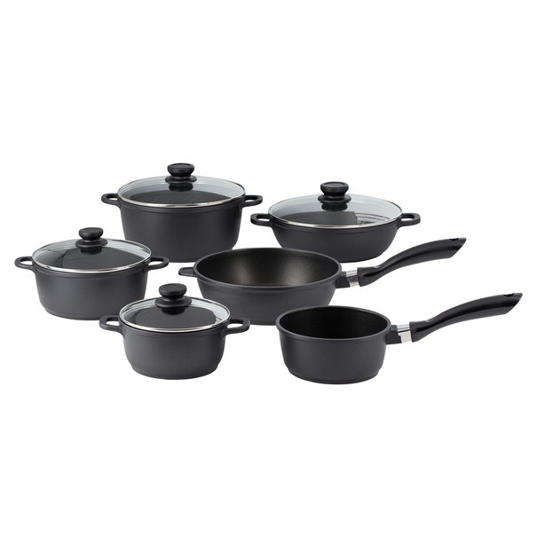 Sada hrncov PAULA 10 ks (4 hrnce, 2 panvice, 4 pokrievky) 1