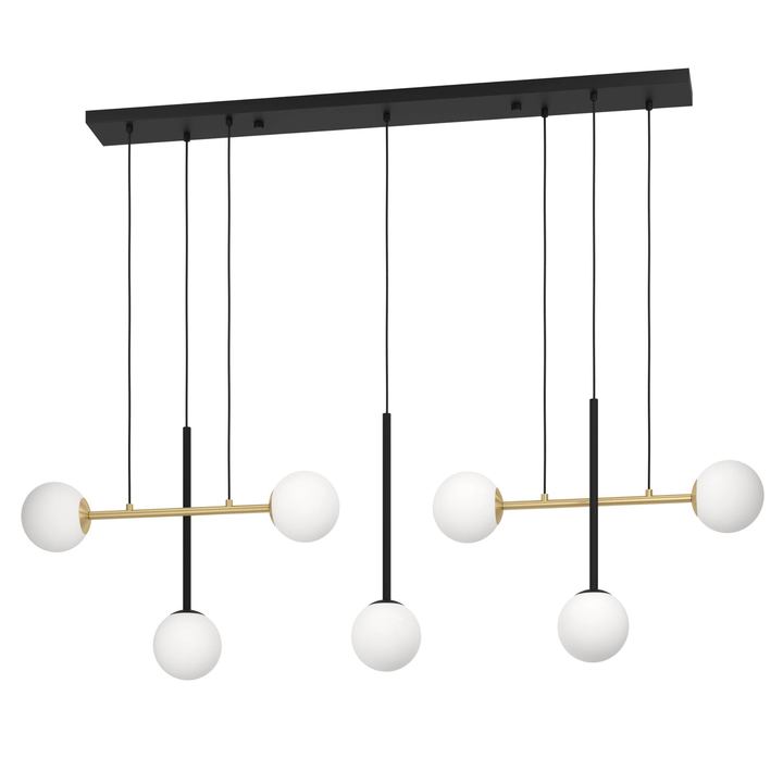 Závesné svietidlo PAZ čierna, šírka 145 cm 1