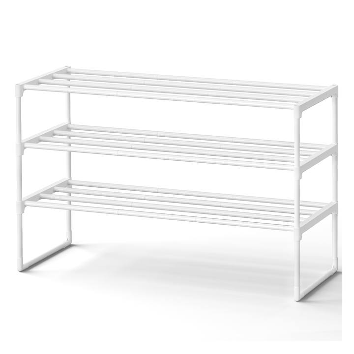 Regál na topánky PEARL biela 1