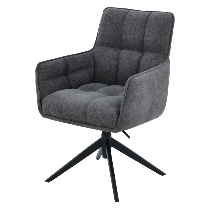 Jedálenská stolička PEREA I antracitová 1