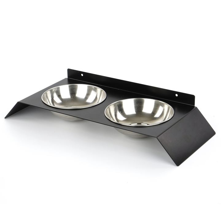 Sada misiek pre domáce zviera PET 5 čierna/nehrdzavejúca oceľ 1