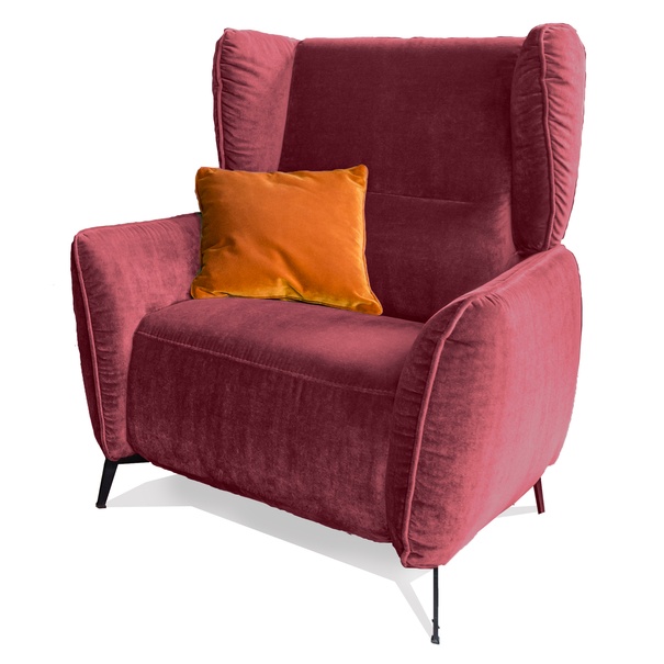 Kreslo PETRONELA vínová 1