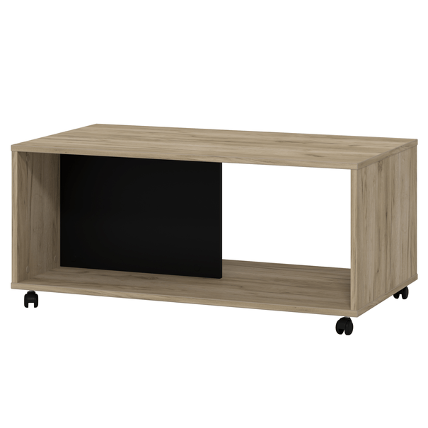 Konferenčný stolík PIERCE dub sivý/čierna 1