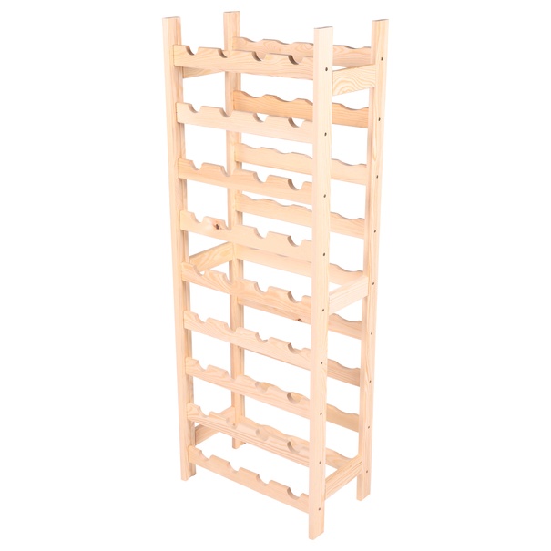 Regál na víno PINJA borovica, šírka 43 cm 1