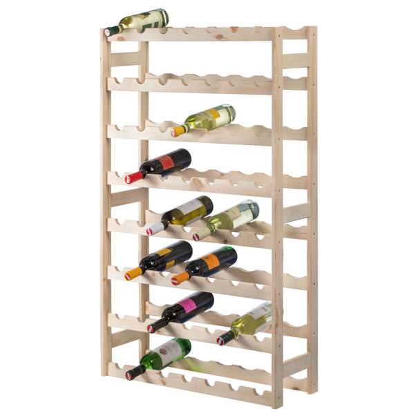 Regál na víno PINJA borovica, šírka 75 cm 1