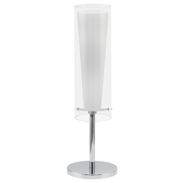 Stolná lampa PINTO opálové sklo/chróm 1