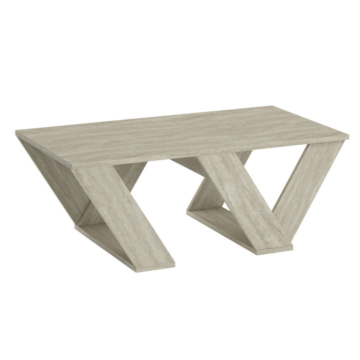 Konferenčný stolík PIPRA travertín 1