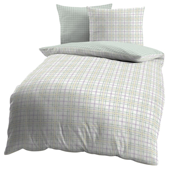 Posteľná bielizeň PLAID MINT 70x90 a 140x200 cm 1