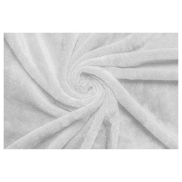 Prestieradlo PLYŠ 1 biela, 180x200 cm 1