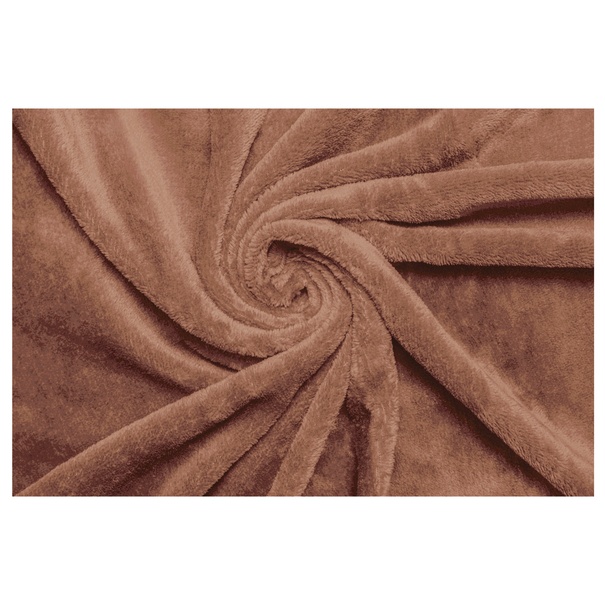 Prestieradlo PLYŠ 2 oriešková, 180x200 cm 1