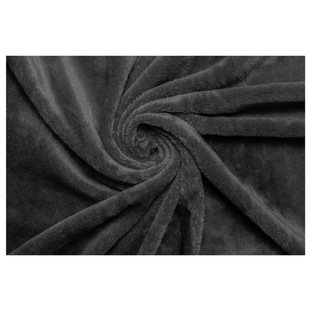 Prestieradlo PLYŠ 4 tmavosivá, 180x200 cm 1