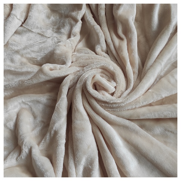 Prestieradlo PLYŠ 6 béžová, 180x200 cm 1