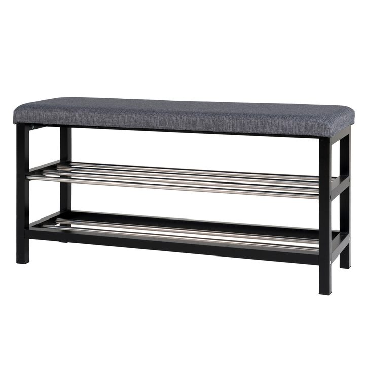 Lavica na topánky PODUVO sivá 1