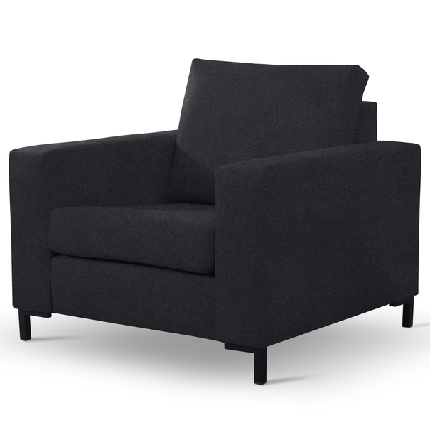 Kreslo POINT 1 sivá/wenge 1