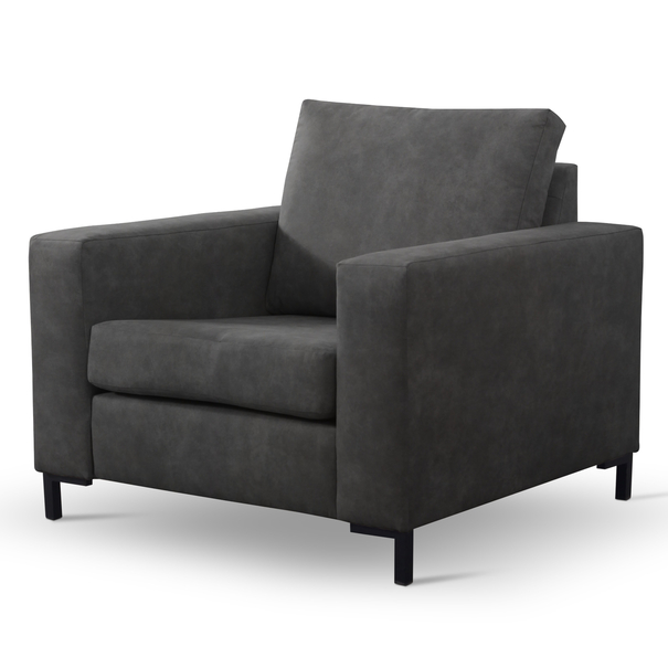 Kreslo POINT 1 sivá/čierna 1