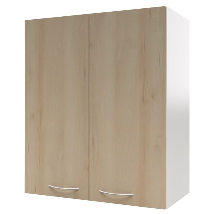 Závesná horná skrinka POLAR II buk/biela, šírka 60 cm, výška 71 cm 1