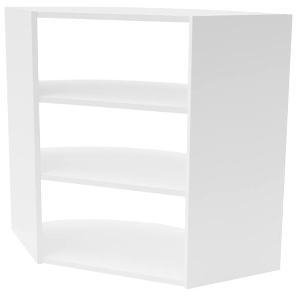 Závesný regál POLAR II biela, šírka 60 cm 1