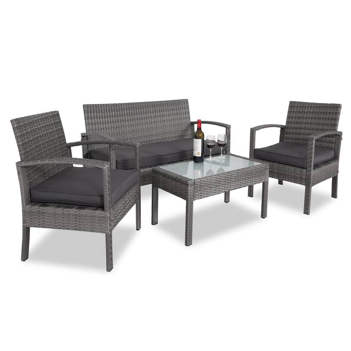 Záhradná zostava POLY sivá/antracitová 1