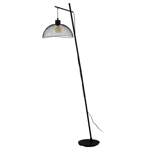 Stojacia lampa POMPEYA čierny kov 1