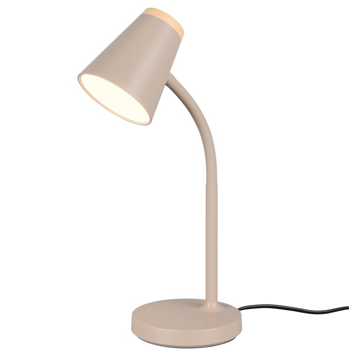 Stolná LED lampa PONGO béžová 1