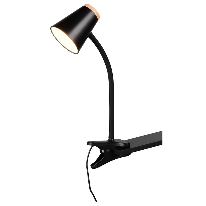 Stolná LED lampa PONGO čierna 1