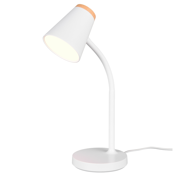 Stolná LED lampa PONGO biela 1