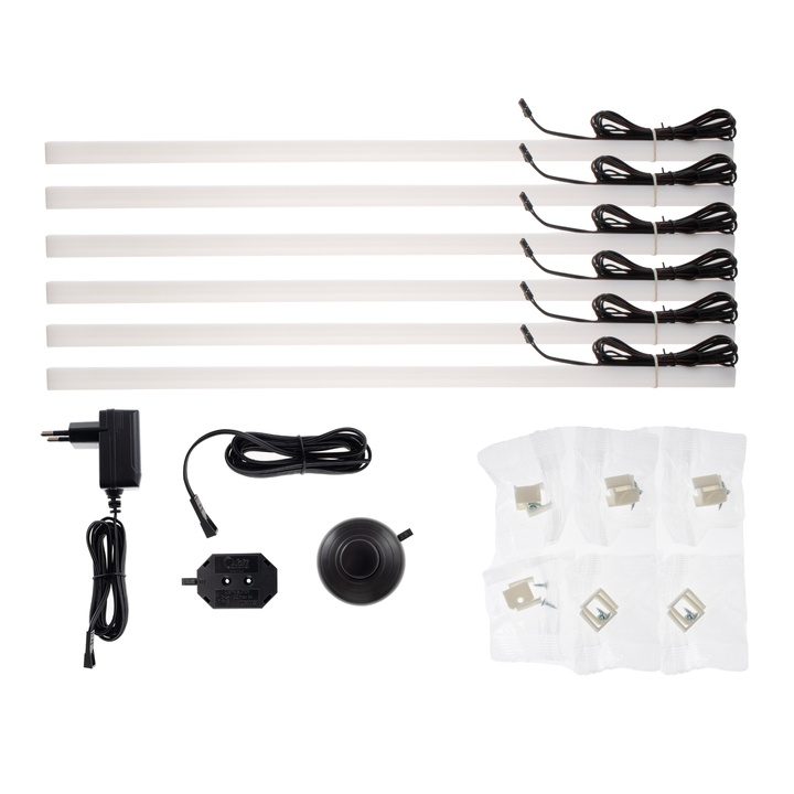 LED osvetlenie PONTYPOOL II teplá biela, 6 ks 1