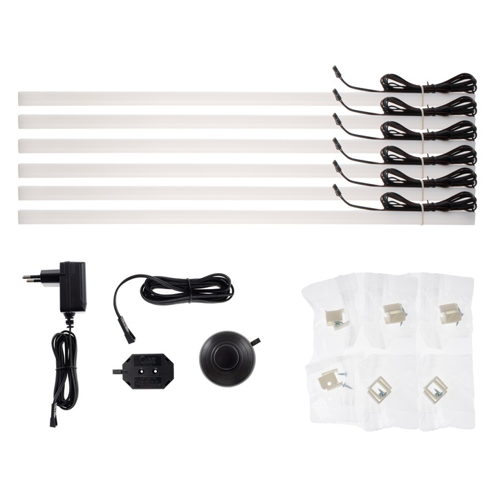 LED osvetlenie PONTYPOOL III teplá biela, 6 ks 1