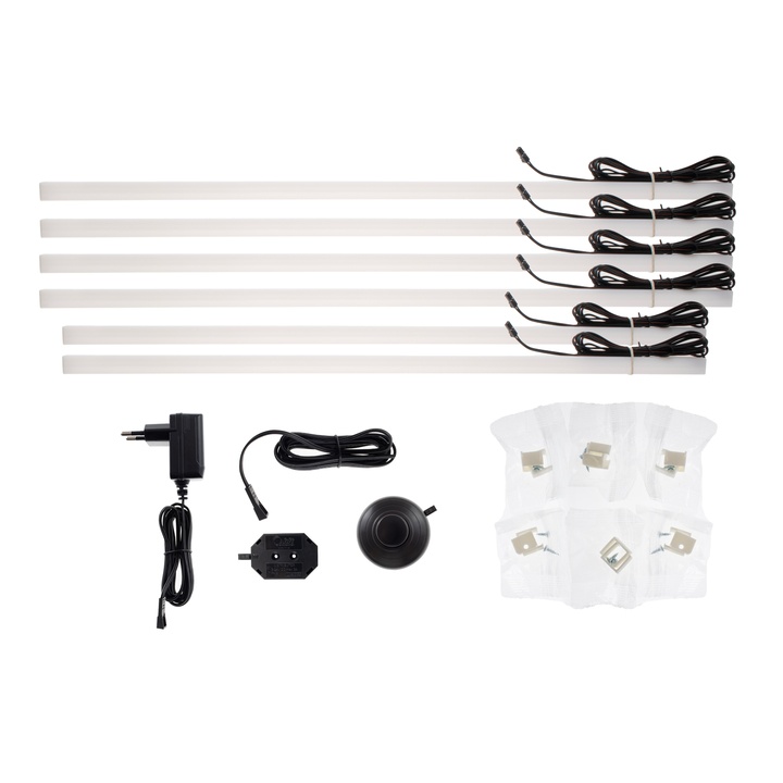 LED osvetlenie PONTYPOOL IV teplá biela, 6 ks 1