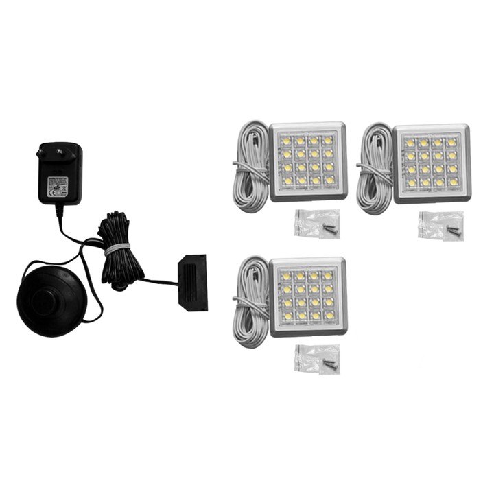 LED osvetlenie PONTYPOOL V teplá biela, 3 ks 1